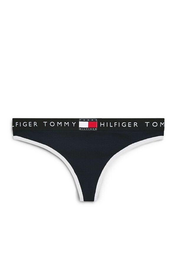 Tommy Hilfiger Tanga cl&aacute;ssico tommy azul