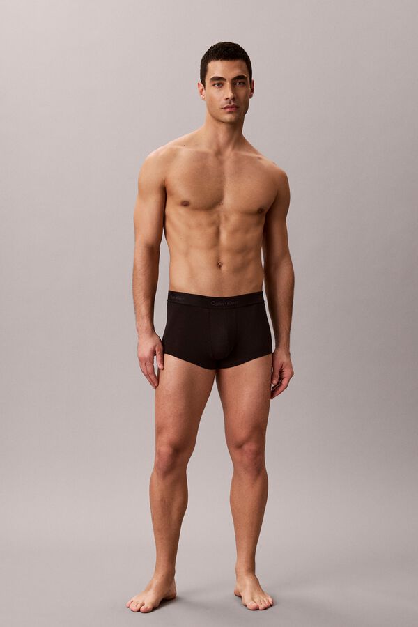 Calvin Klein Pack 3 b&oacute;xers tiro bajo gris
