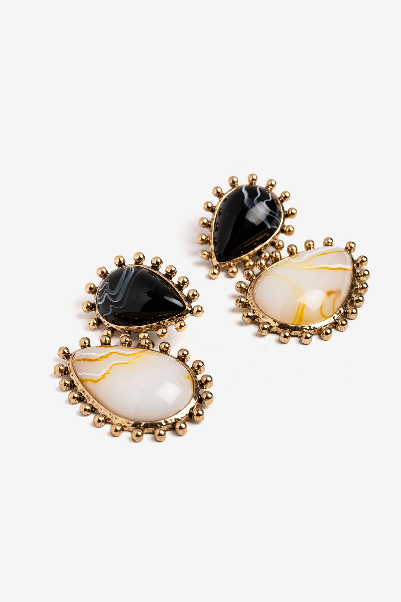 Vilanova Pendientes Maxi Acr&iacute;licos Bicolor