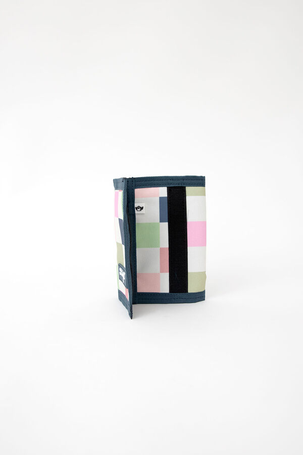 Mr. Wonderful Monedero - Estampado a cuadros estampado