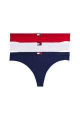 Tommy Jeans Pack de 3 tangas con logo estampado