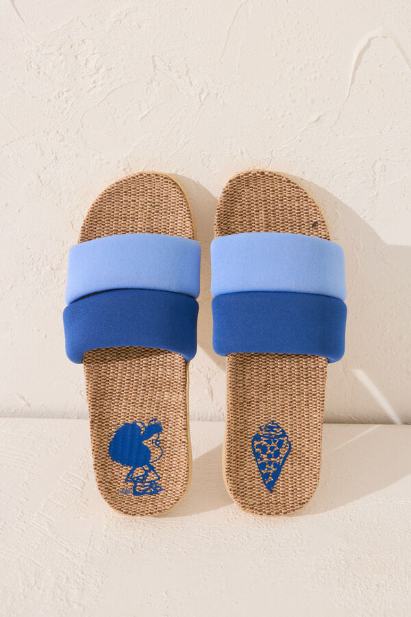 Women'secret Sandálias Mafalda multicoloridas branco