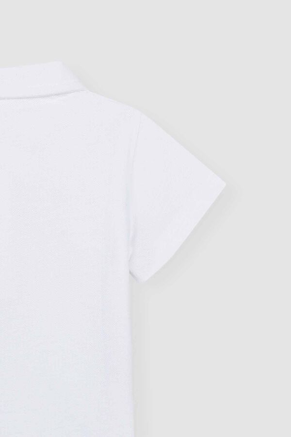 Gocco Polo piqu&eacute; b&aacute;sico blanco ni&ntilde;o blanco