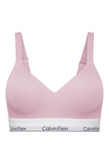 Calvin Klein Suti&atilde; Calvin Klein com enchimento e logo rosa rosa