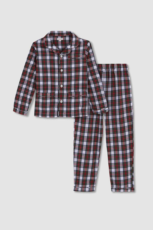 Gocco Pijama escoces. blanco