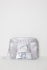 Women'secret Neceser mediano nylon acolchado Snoopy gris