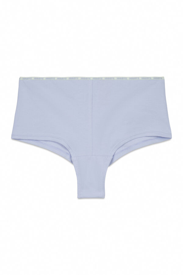 HI&BYE Pacote de 2 cuecas boxer azuis e cinzas azul