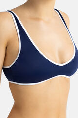 Dorina Top de bikini con relleno fino Sydney azul