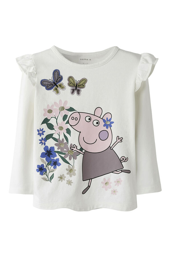 Name it Camiseta de Peppa Pig de algod&oacute;n blanco