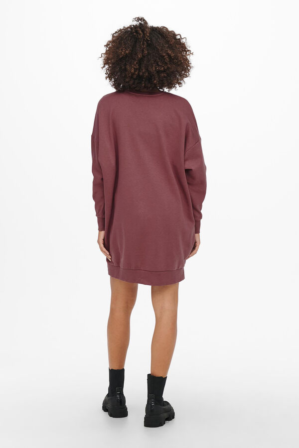 Only Maternity Vestido sudadera maternity rosa