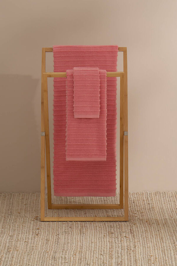 Womensecret Toalha banho zero twist 100% algodão orgânico 90 x 150 cm. rosa