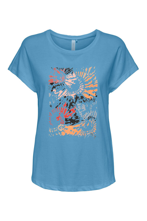 Only Play Camiseta estampada turquesa