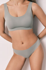 Women'secret Cuecas cl&aacute;ssicas clean cut em microfibra caqui caqui