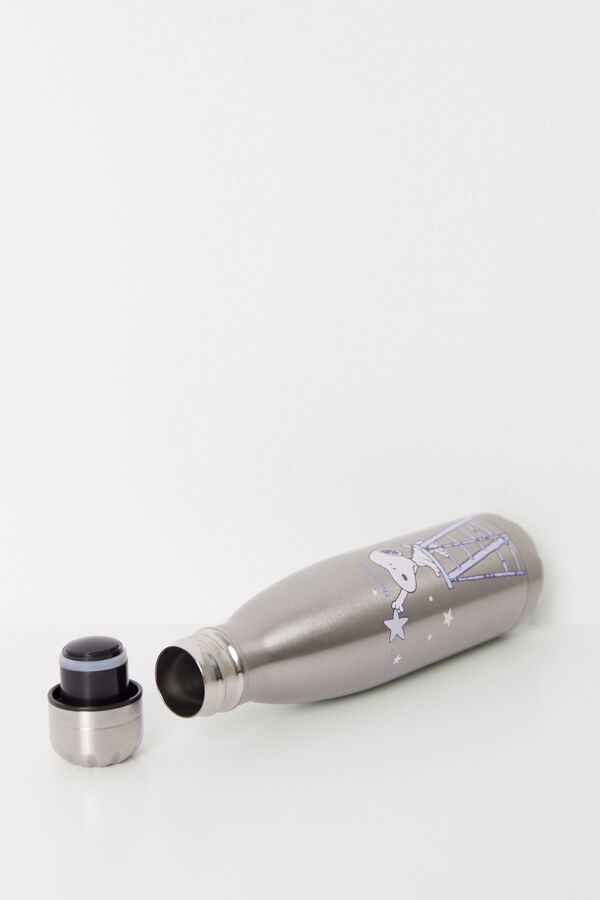Women'secret Botella acero inoxidable Snoopy gris