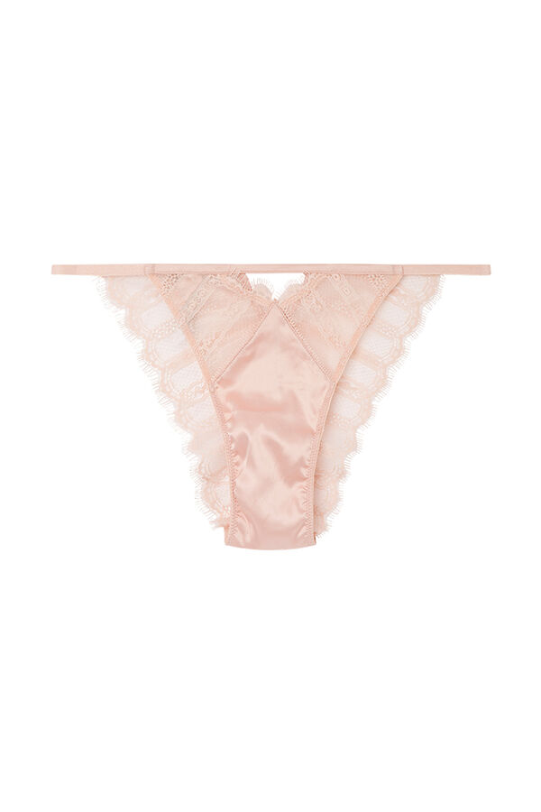 Women'secret Braga encaje nude nude