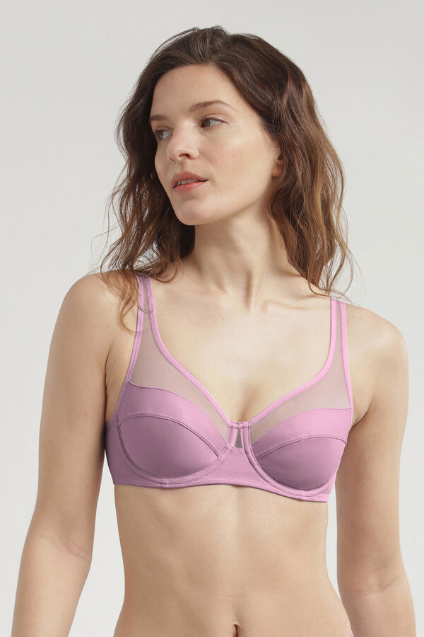 DIM Suti&atilde; com soutien de grande capacidade rosa