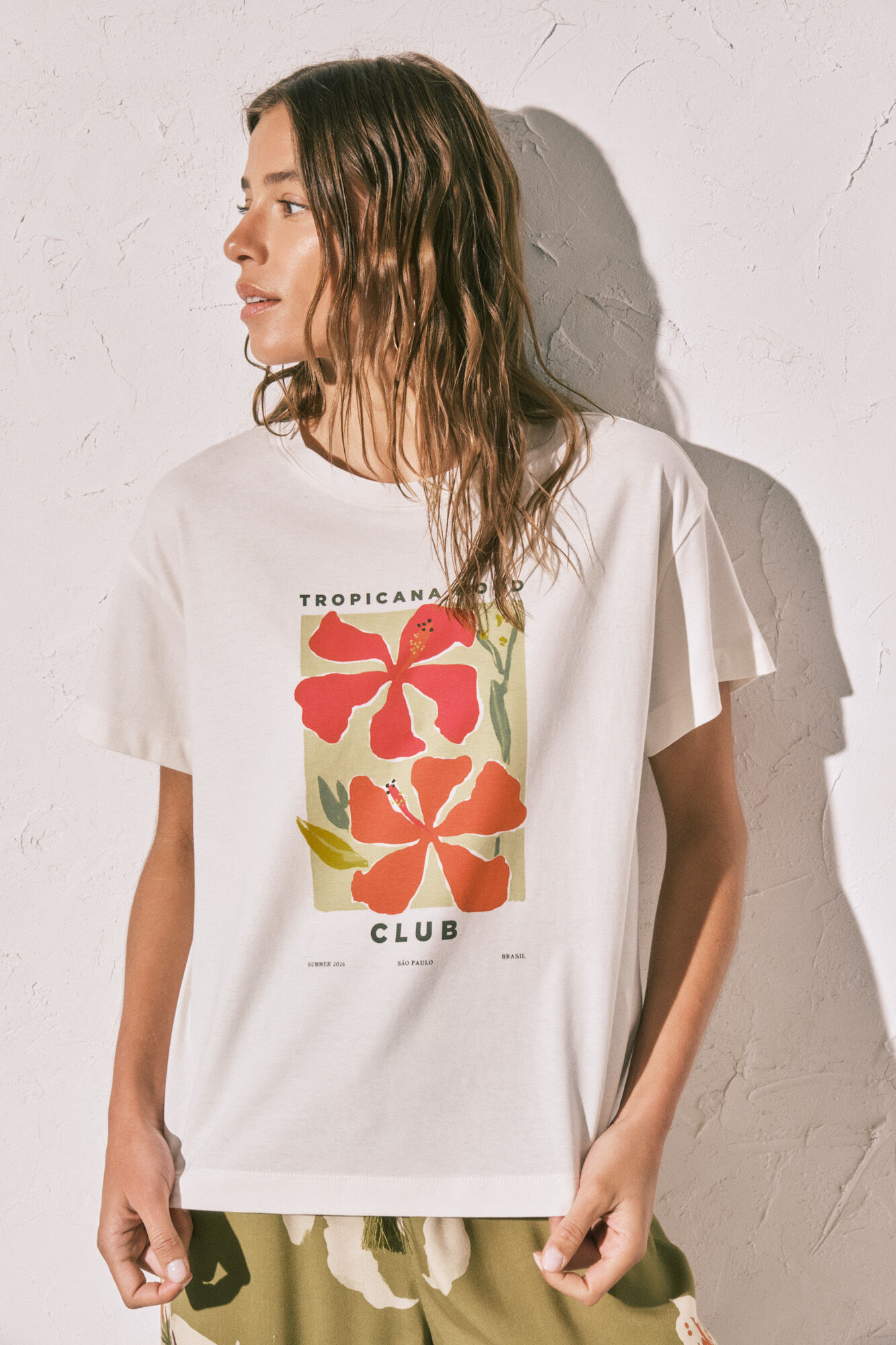 Women'secret T-shirt de manga curta em algod&atilde;o