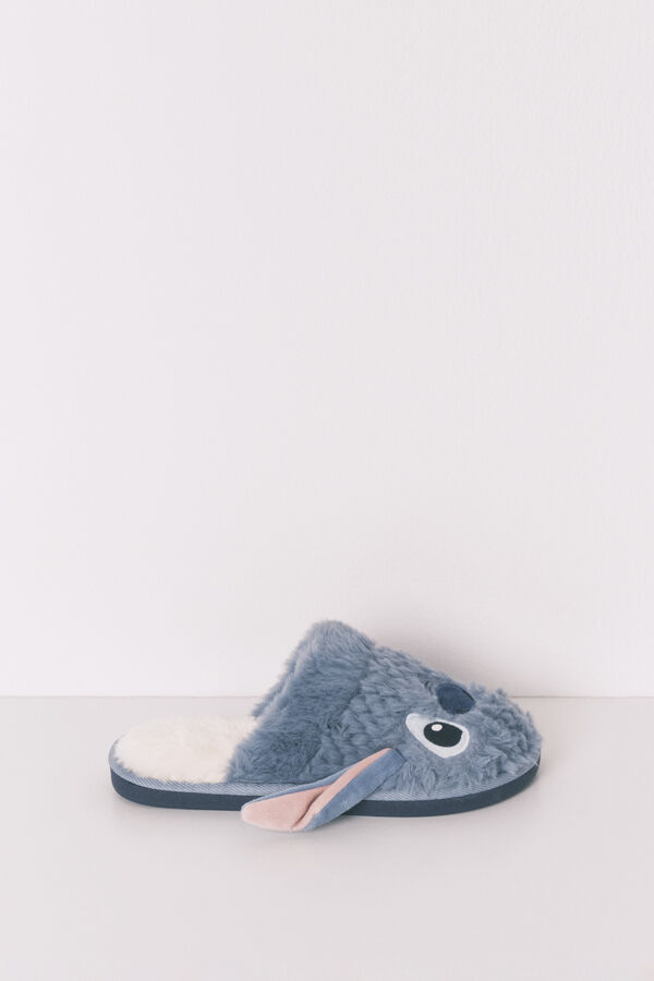 Women'secret Chinelos de quarto 3D Stitch azul