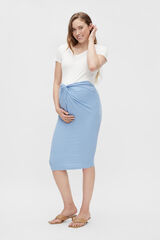 Mamalicious Falda midi maternity azul