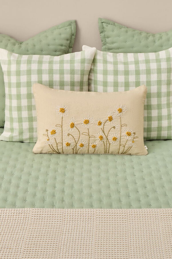 Textura Edred&oacute;n liso reversible kaki