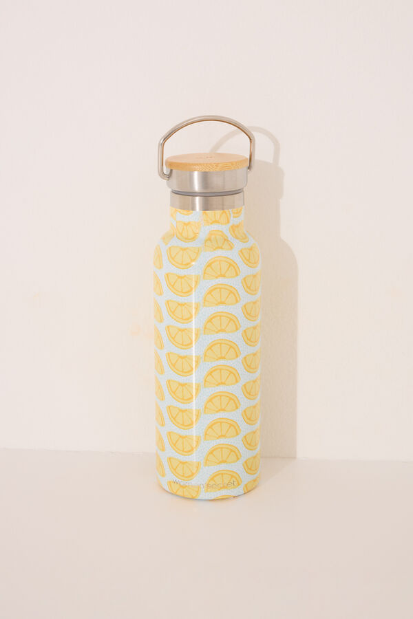Women'secret Botella metal print limones Snoopy   estampado