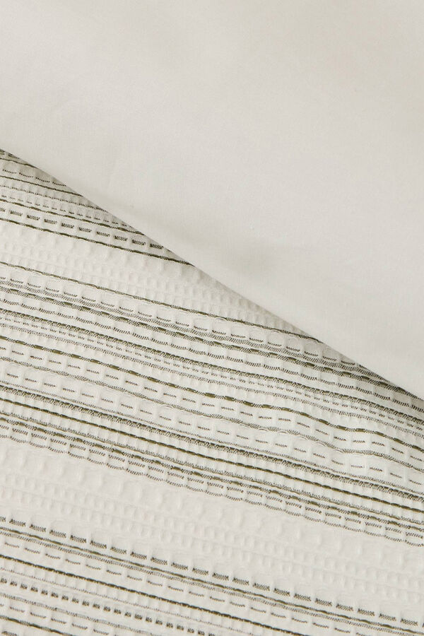 Textura Capa de edredom texturizada verde