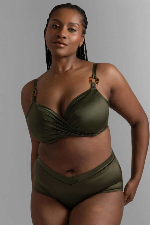 Dorina Cueca de biqu&iacute;ni midi Bahia verde