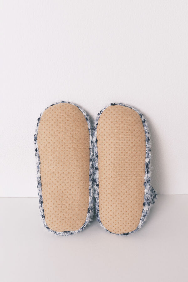 Women'secret Meias curtas de tric&ocirc; azul azul