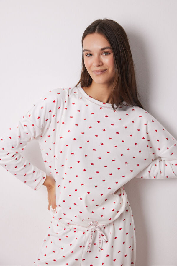 Women'secret Pijama cora&ccedil;&atilde;o A Vizinha Loira bege