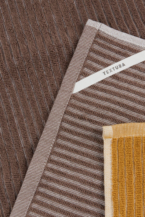 Textura Conjunto de 2 panos felpudos cru