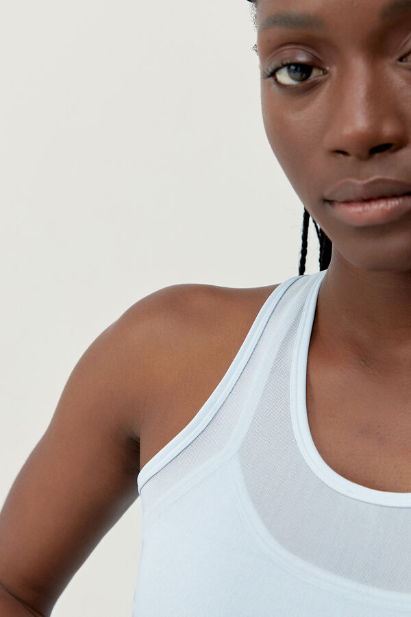 Born Living Yoga Top Daya Sky Soft azul