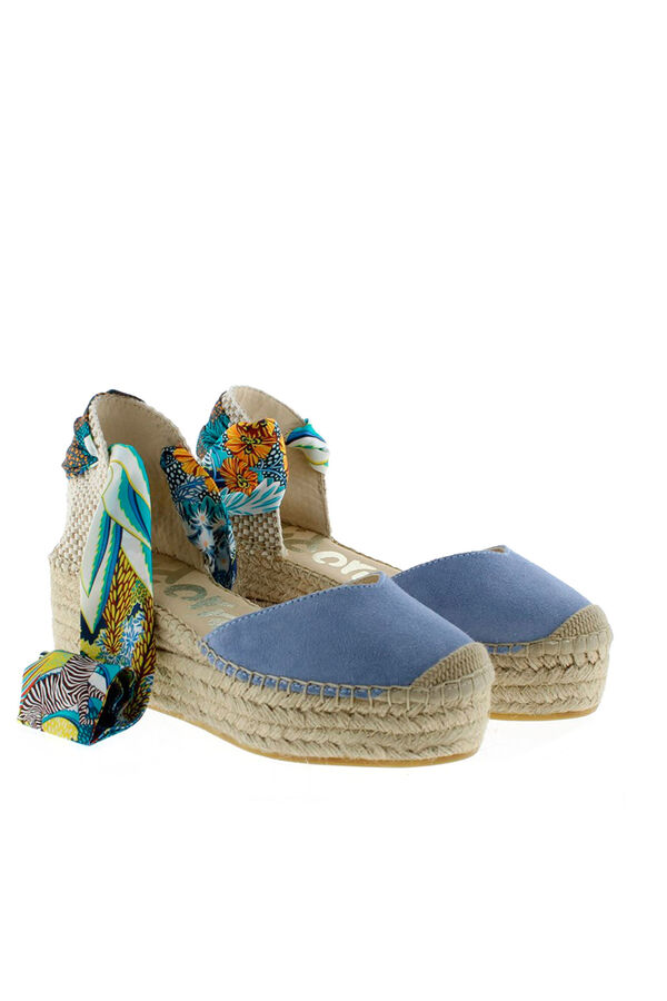 Vidorreta Sandália juta azul