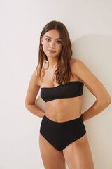 Women'secret Tanga moldeadora negro negro