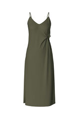 Pieces Vestido midi cru