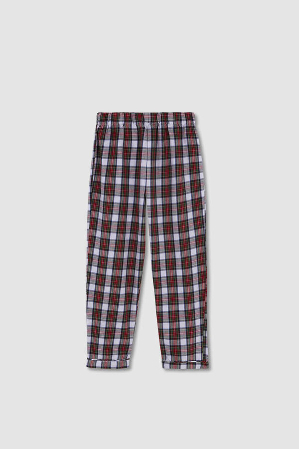 Gocco Pijama escoces. blanco