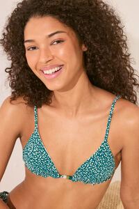 Women'secret Top bikini cortina print reversible