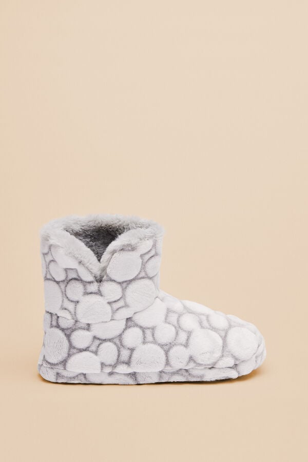 Women'secret Pantufas Mickey Mouse cinzento