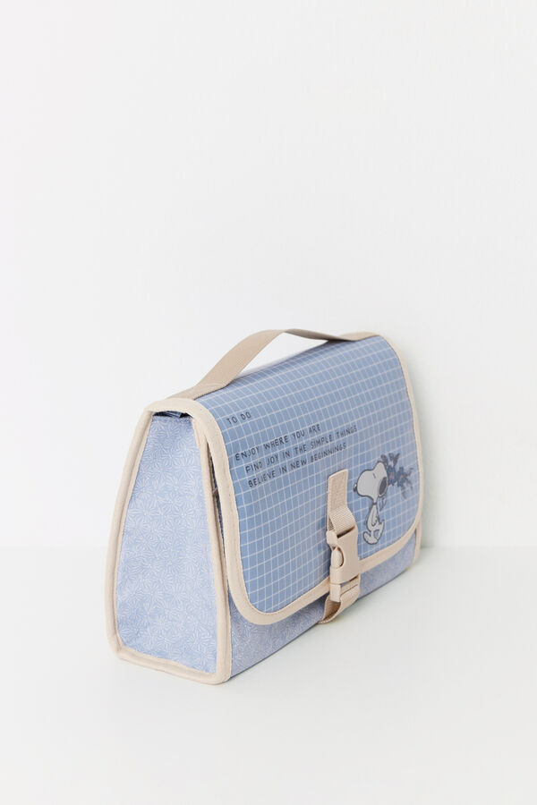 Women'secret Neceser mediano azul Snoopy beige