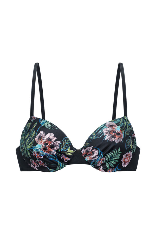 Dorina Top de biqu&iacute;ni preto preto