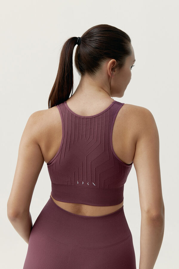 Born Living Yoga Top Calça Beterraba Oriel estampado