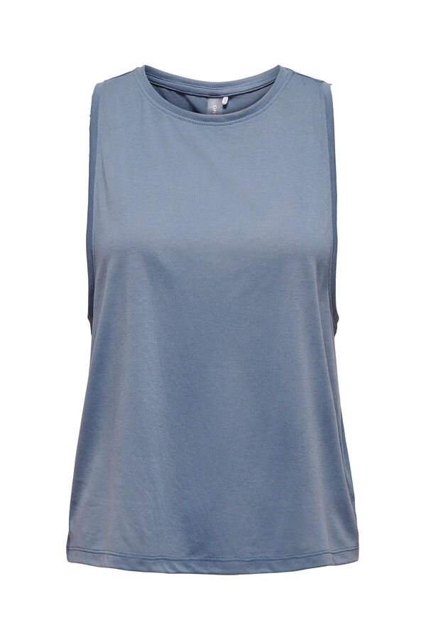 Only Play Top deportivo sin mangas azul