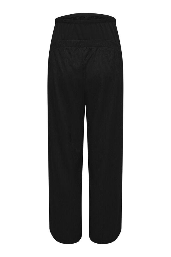 Only Maternity Pantal&oacute;n ancho maternity negro