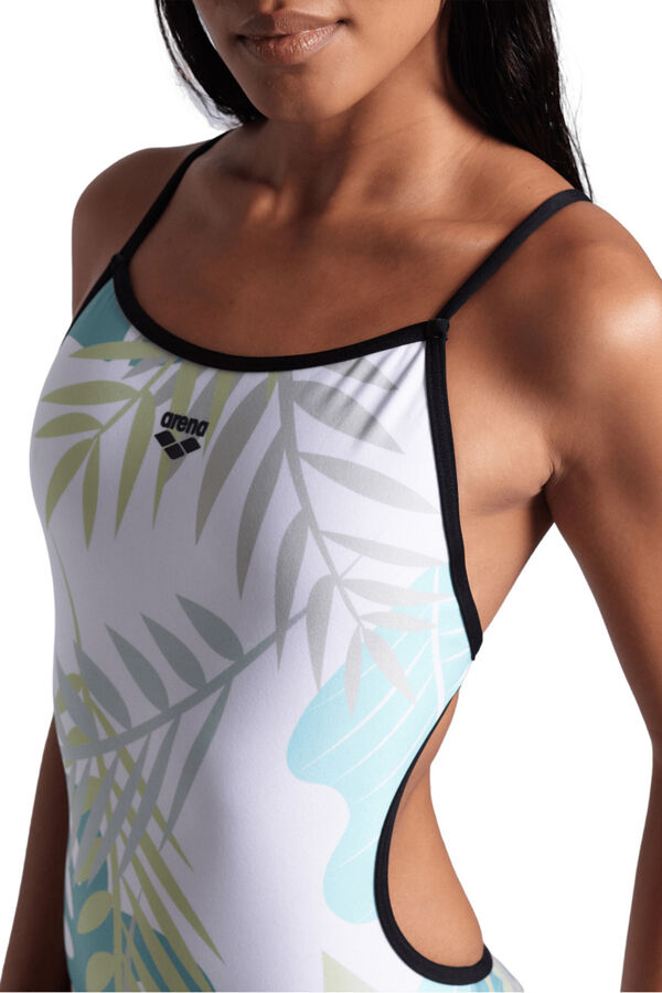 Arena Ba&ntilde;ador arena Performance para mujer Light Floral Lace Back blanco