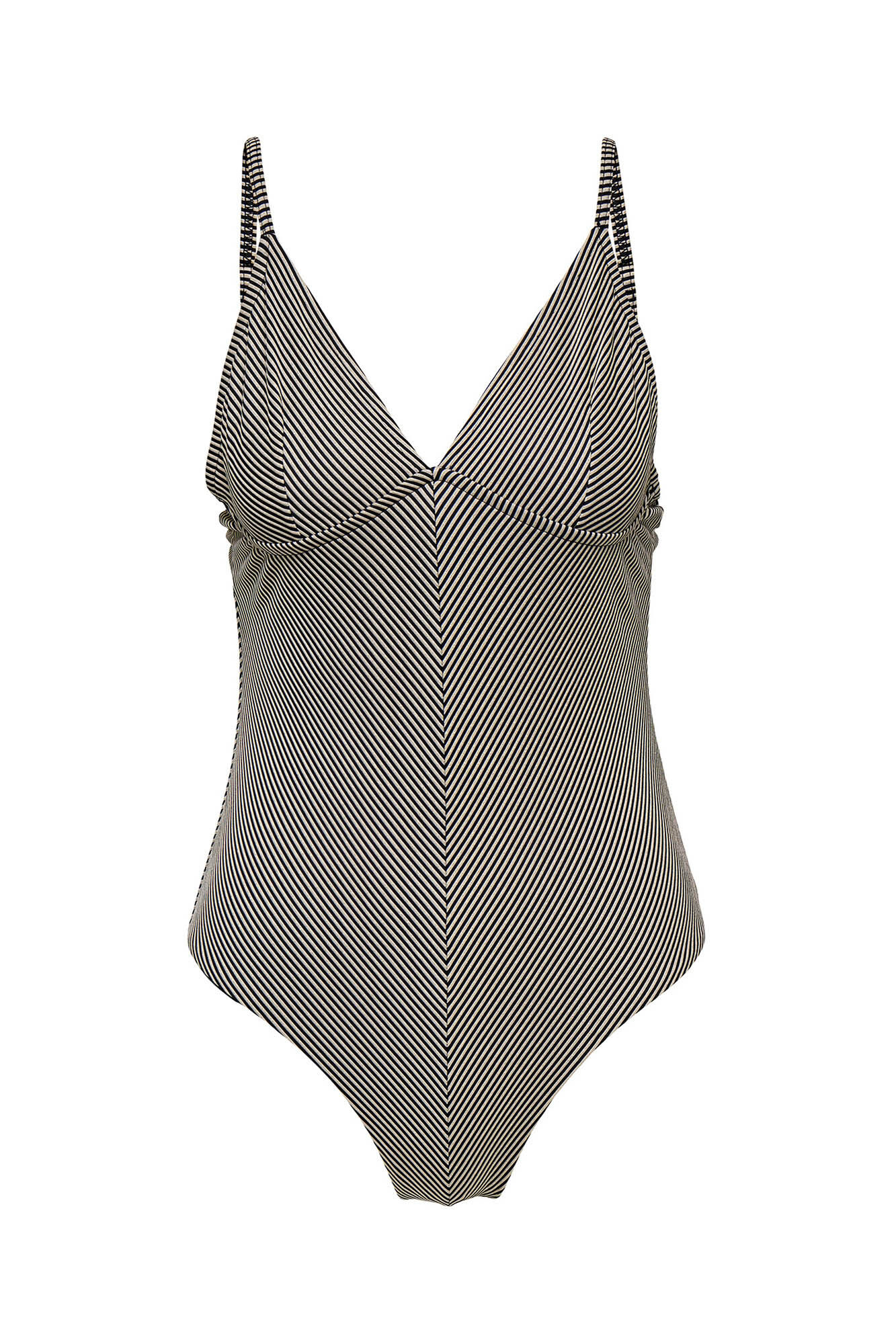 Only Mai&ocirc; riscas e com aro de lurex