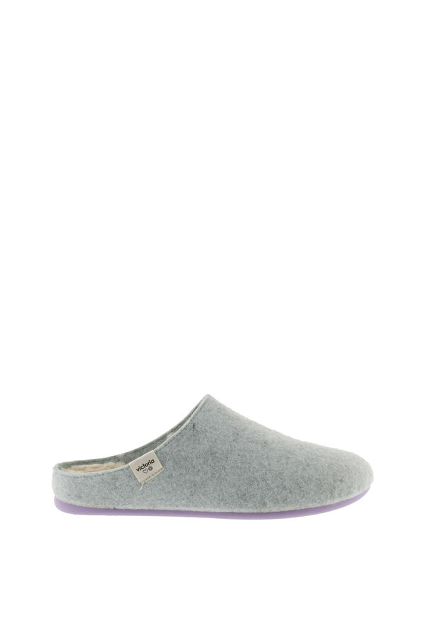 Victoria Zapatillas de casa fieltro azul