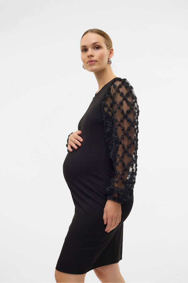 Mamalicious Vestido curto de maternity preto