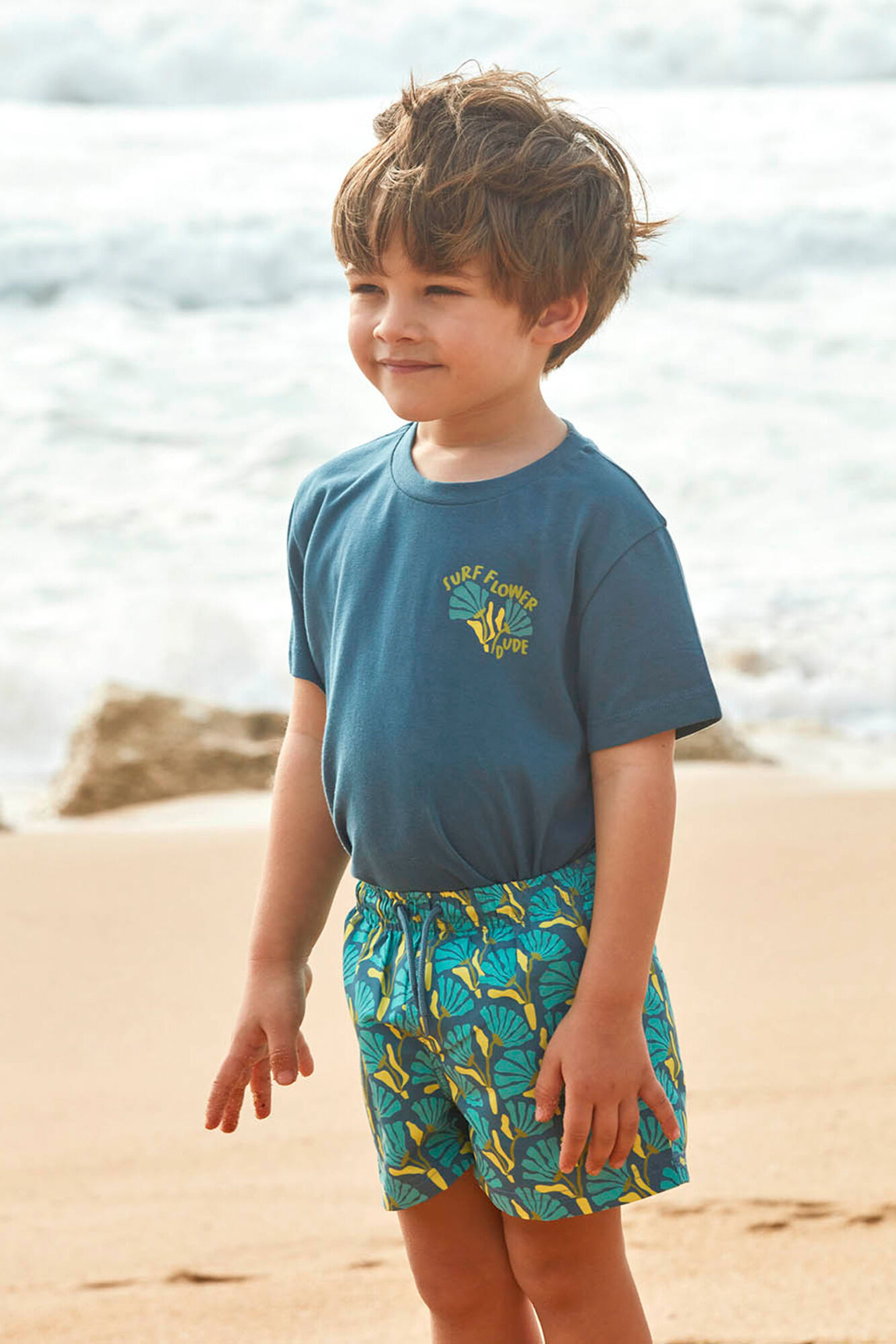 Gocco Ba&ntilde;ador de flores azul