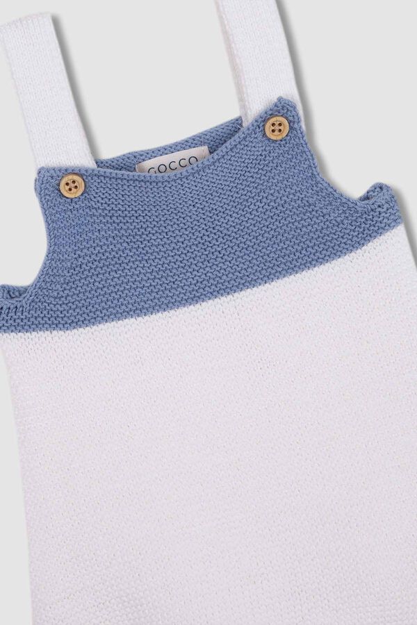 Gocco Rana Punto En Dos Colores Azul turquesa