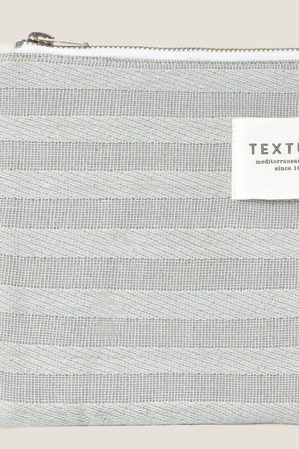 Textura Toalha de tecido floral dupla face cru