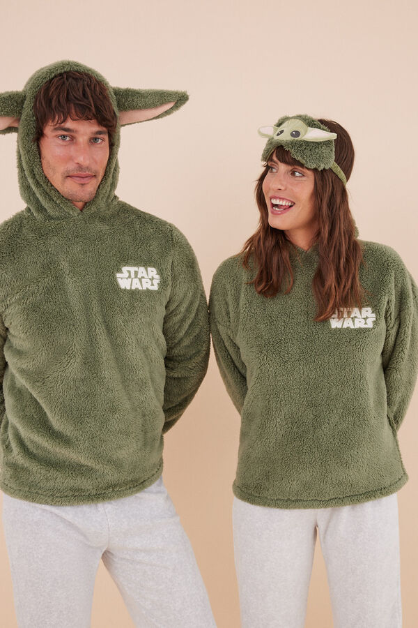 Women'secret Pijama para homem Star Wars, com capuz com orelhas bege